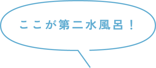 ここが第二水風呂！