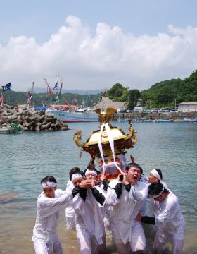 竹ヶ島神社祭り